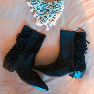 Rebecca Minkoff Fringe Booties